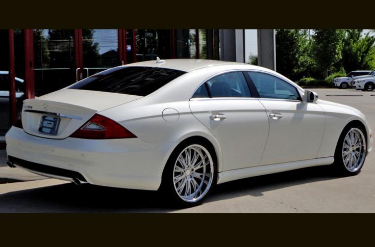 MERCEDES CLS CLASS MONACO SILVER MACHINED LIP